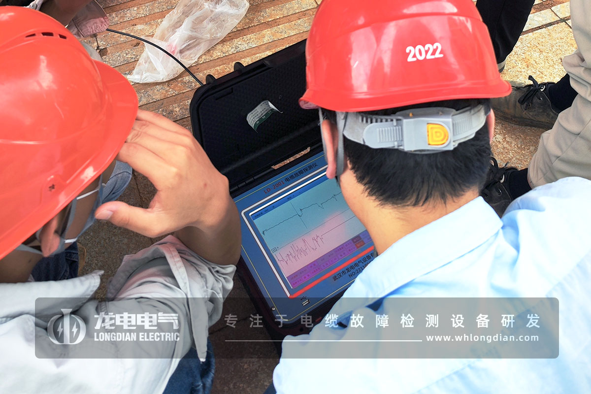 電纜故障檢測現(xiàn)場